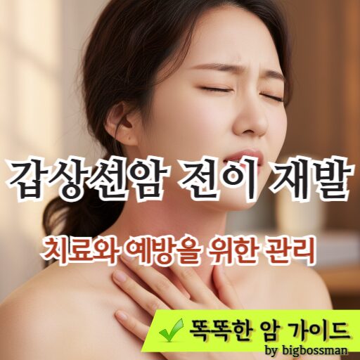 갑상선암 전이 재발 치료와 예방을 위한 관리 - 똑똑한 암 가이드